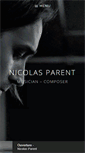 Mobile Screenshot of nicolasparent.com